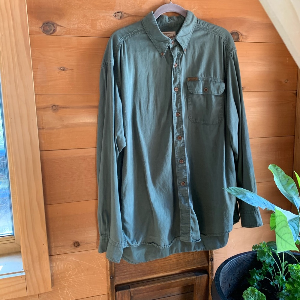 Mens XL woolrich button up.